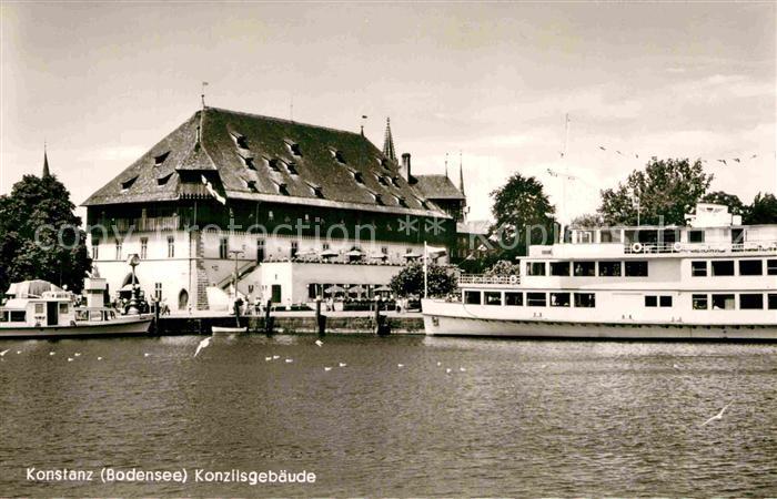 Konstanz Bodensee Konzilsgebaeude Anlegestelle
