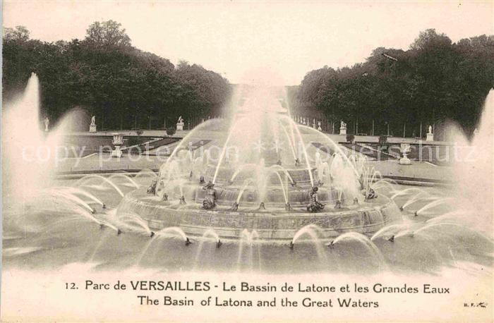 Versailles Yvelines Park Basin of Latona