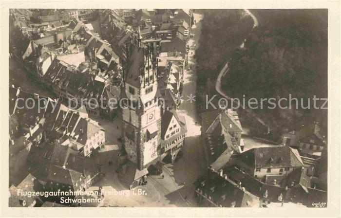 Freiburg Breisgau Fliegeraufnahme Schwabentor
