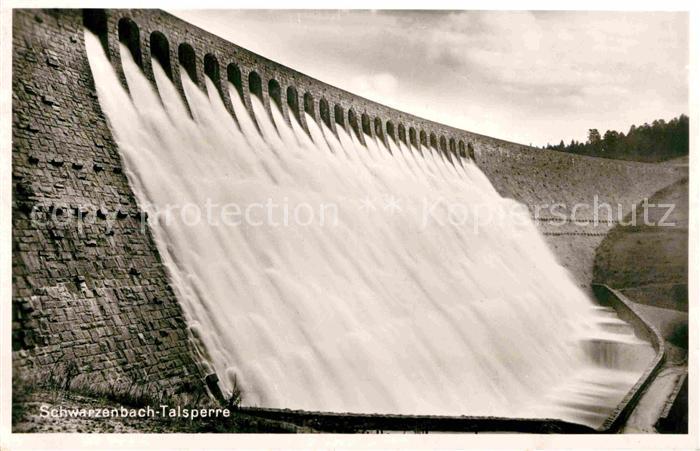Schwarzenbach Forbach Talsperre Staumauer