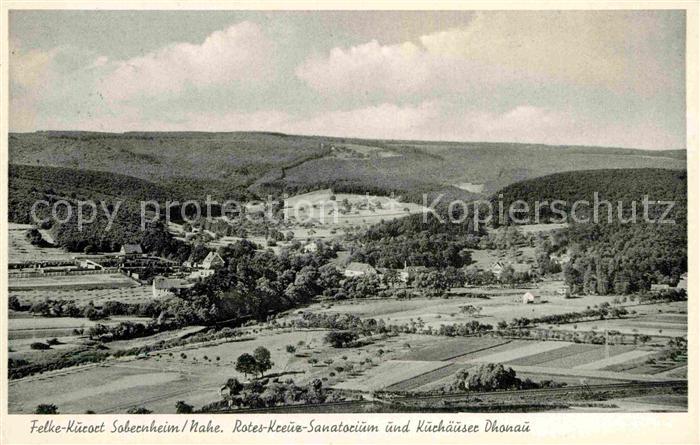 Sobernheim Bad Rotes Kreuz-Sanatorium und Kurhaeuser