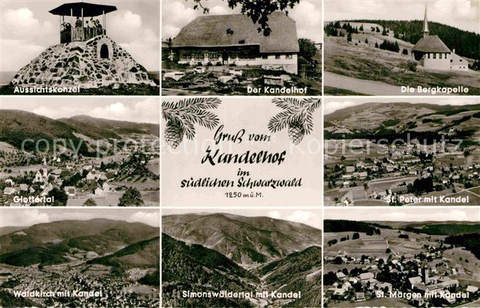 Waldkirch Breisgau Kandelhof St.Peter St. Maergen Glottertal Aussichtskanzel