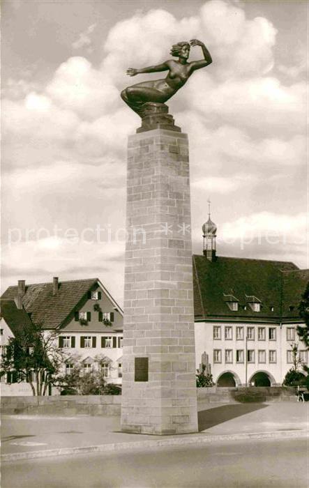 FREUDENSTADT BW Denkmal Symbol der Wiederaufbaus