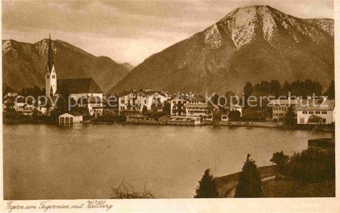 Egern Tegernsee Seepartie mit Wallberg