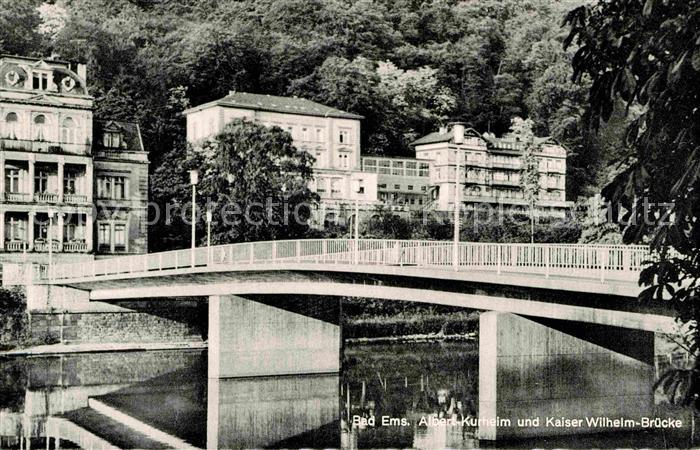 Bad Ems Albert-Kurhei und Kaiser Wilhelm-Bruecke
