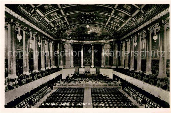 Wiesbaden Kurhaus Grosser Konzertsaal