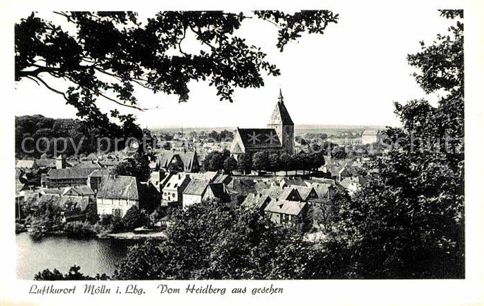 Moelln Lauenburg Blick vom Heidberg