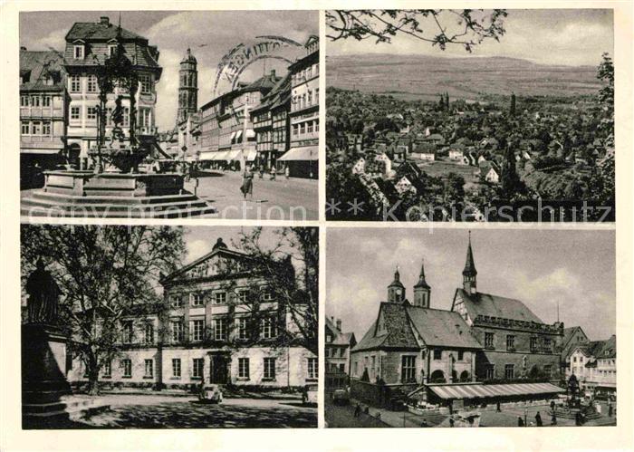 Goettingen Niedersachsen Universitaetsstadt Gaenselieselbrunnen Hainbergblick Au
