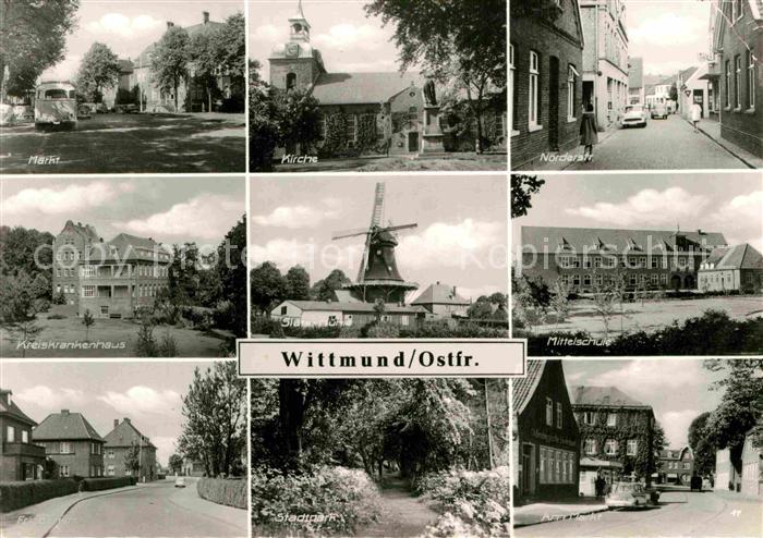 Wittmund Noderstrasse Krankenhaus Markt Windmuehle