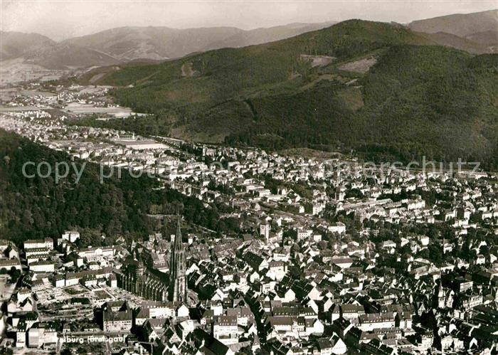 Freiburg Breisgau Fliegeraufnahme