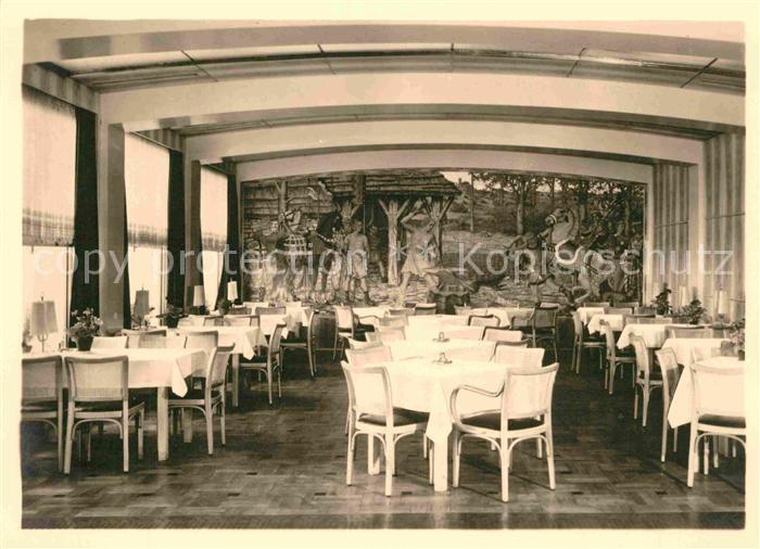 Winterberg Hochsauerland Kurhaus Speisesaal mit Tanzflaeche