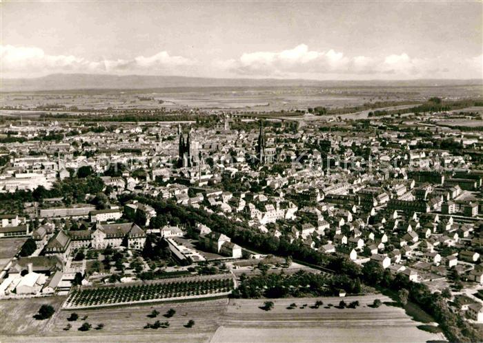 Speyer Rhein Fliegeraufnahme mit Dom