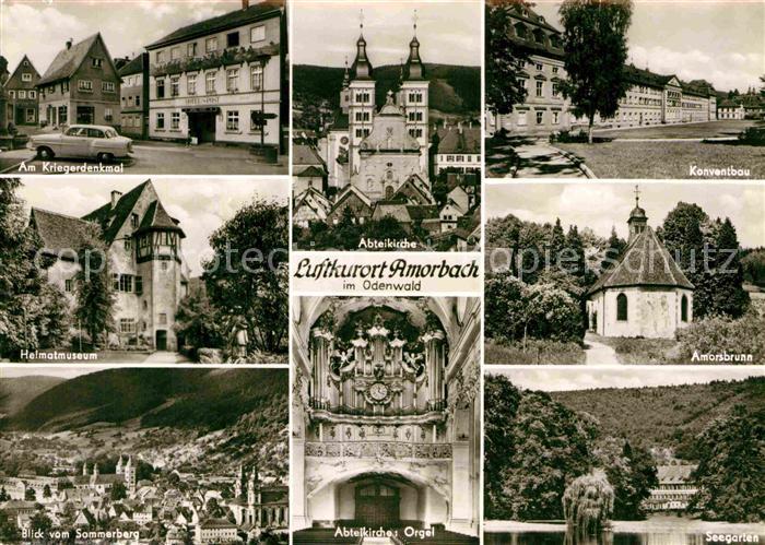 Amorbach Miltenberg Abteikirche Konventbau Amorsbrunn Seegarten Heimatmuseum
