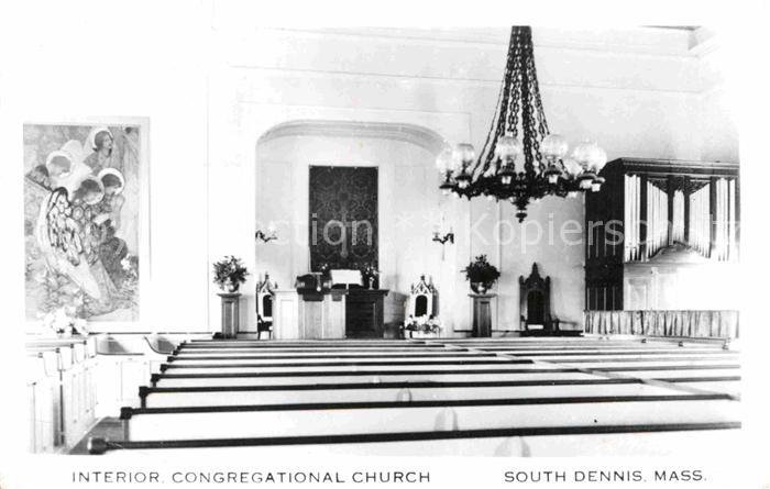South Dennis Massachusetts Interior Congregational Church