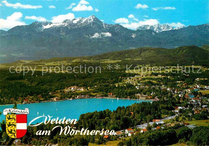 Velden Woerthersee Panorama mit Mittagskogel