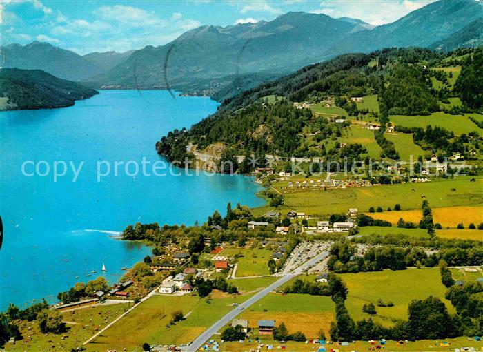 Doebriach Millstaettersee Fliegeraufnahme