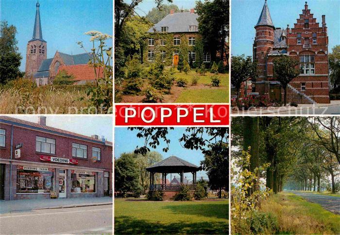 Poppel Kirche Park Schloss Kaufhaus Pavillon Allee