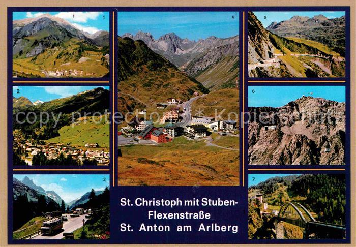 Stuben Vorarlberg mit St Anton Arlbergstr St Christoph Flexenstr Vallugabahn Tri