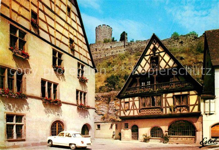 Kaysersberg Haut Rhin Rue des Forgerons au pied du chateau feodal