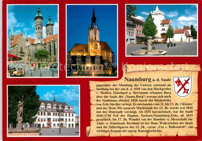 Naumburg Saale Schloss Kirche Marktplatz Brunnen