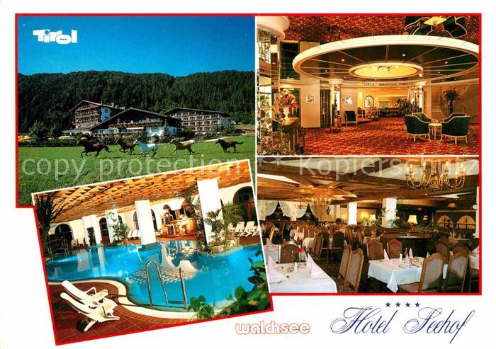 Walchsee Tirol Erlebnishallenbad Foyer Speisesaal