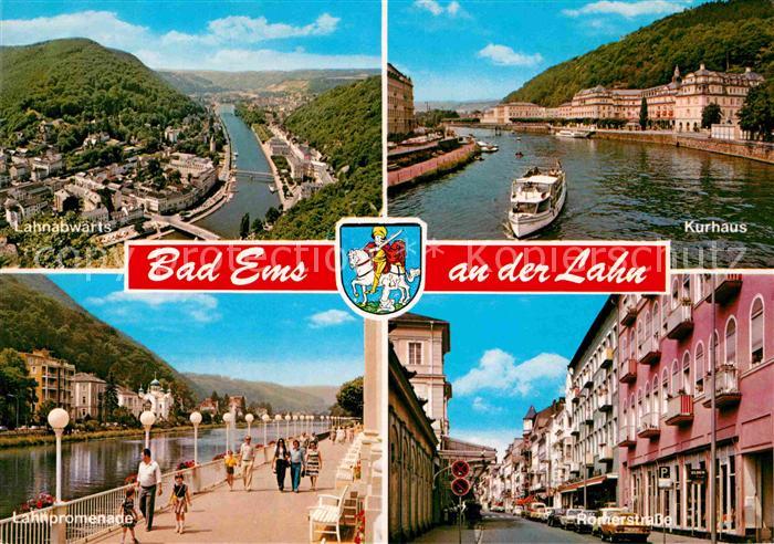 Bad Ems Panorama Kurhaus Lahnpromenade Roemerstrasse