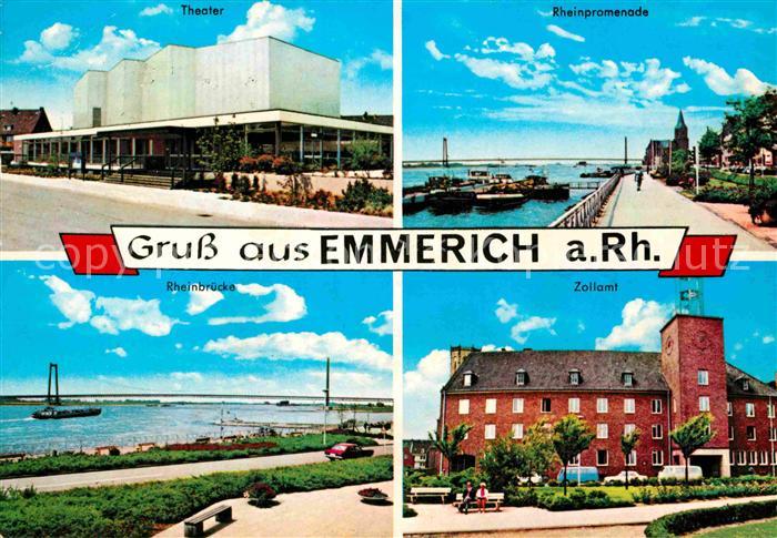 Emmerich Rhein Theater Rheinpromenade Rheinbruecke Zollamt