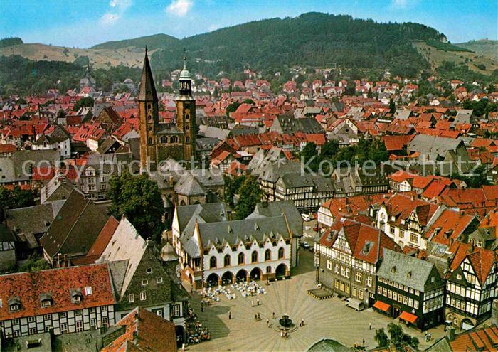 GOSLAR Harz Niedersachsen Fliegeraufnahme