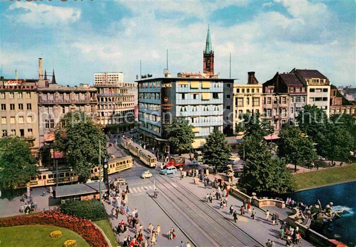 DuessELDORF  CITY Corneliusplatz mit Koenigsallee