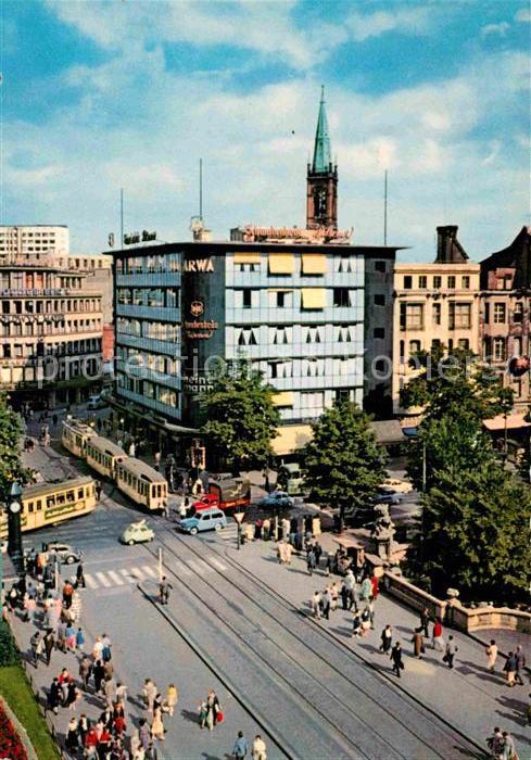 DuessELDORF  CITY Corneliusplatz mit Koenigsallee