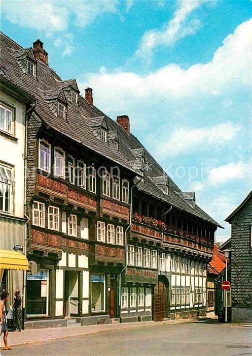 GOSLAR Harz Niedersachsen Fachwerkhaeuser Obere Baeckerstrasse