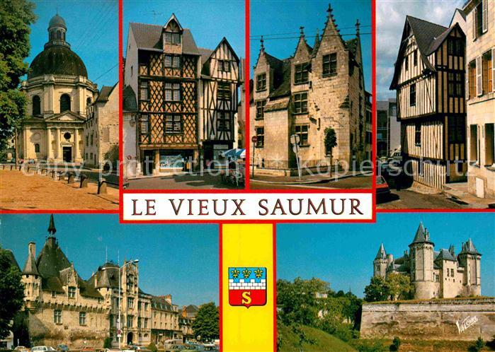 Saumur Notre Dame des Ardilliers Maisons place