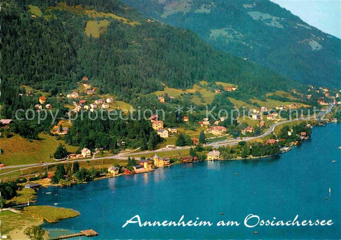 Annenheim Ossiacher See Fliegeraufnahme