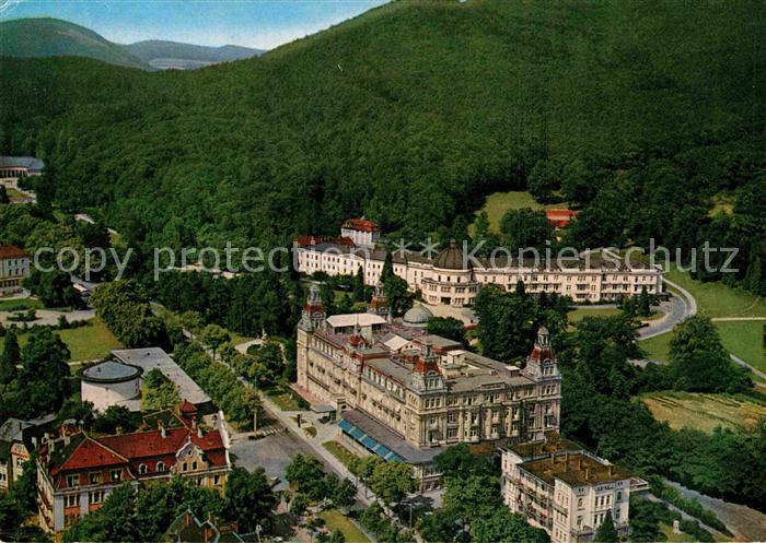 Bad Wildungen Kurhaeuser Fliegeraufnahme