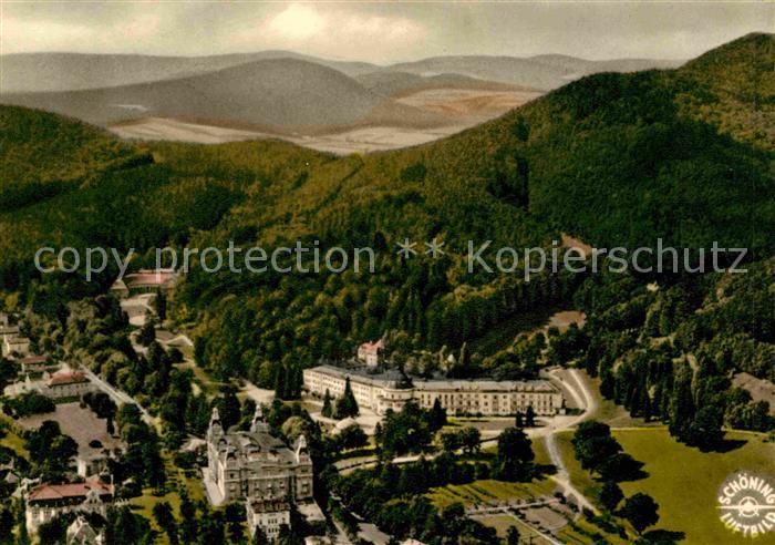 Bad Wildungen Kurhaeuser Fliegeraufnahme