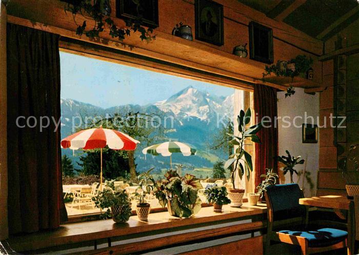 GARMISCH-PARTENKIRCHEN Bayern Steirerstube Berggasthof Almhuette Alpenblick