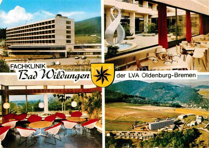 Bad Wildungen Fachklinik der LVA Oldenburg Bremen Cafeteria Fliegeraufnahme