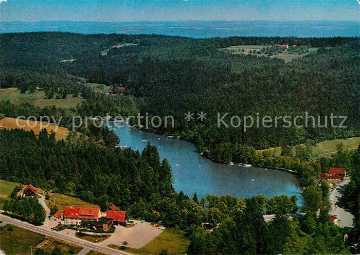 Ebnisee Waldhotel Limesgebiet Fliegeraufnahme