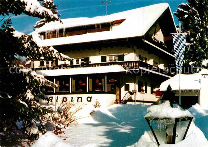 Bad Wiessee Hotel Alpina Garni im Winter