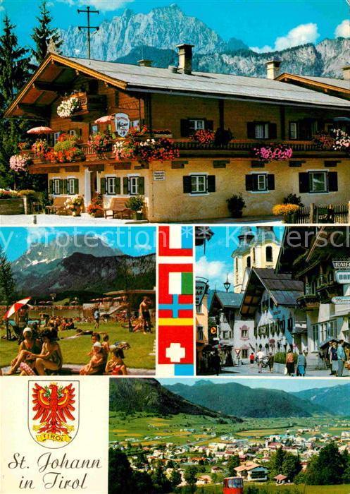 St Johann Tirol Ortsmotiv Erholungszentrum Speckbacherstrasse Bergbahn