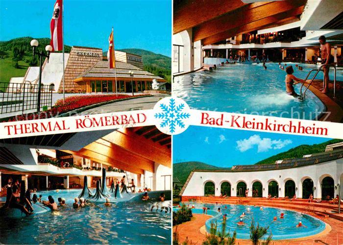Bad Kleinkirchheim Kaernten Thermal Roemerbad Hallenbad Freibad
