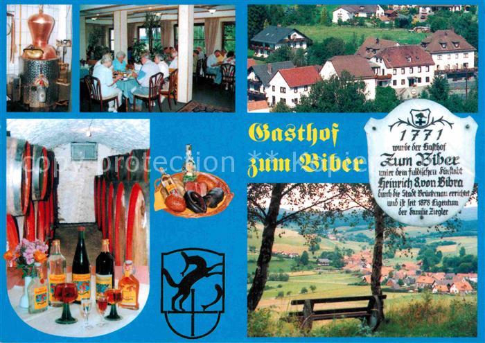 Speicherz Gasthof zum Biber Wappen Landschaftspanorama