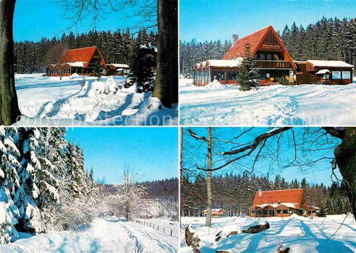 Bad Harzburg Ausflugsgaststaette Molkenhaus Winterpanorama