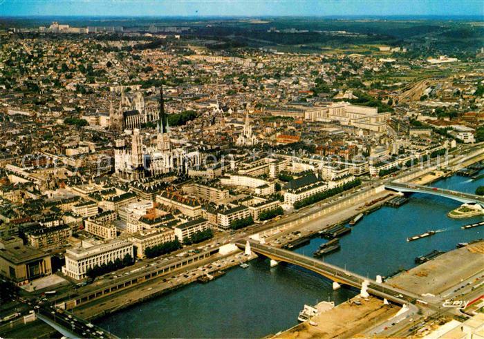 Rouen Vue generale aerienne