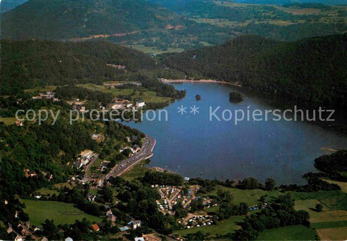 Chambon-sur-Lac Lac Chambon vue aerienne