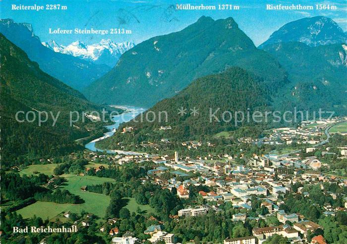 Bad Reichenhall Kurort Bayerische Alpen Fliegeraufnahme