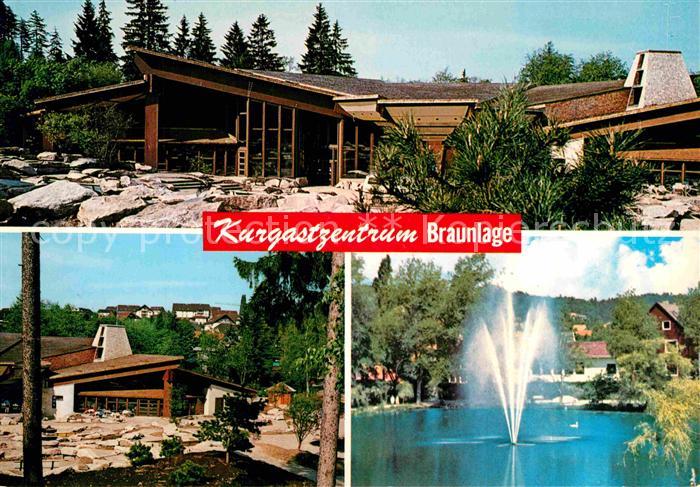 Braunlage Harz Kurgastzentrum Fontaene