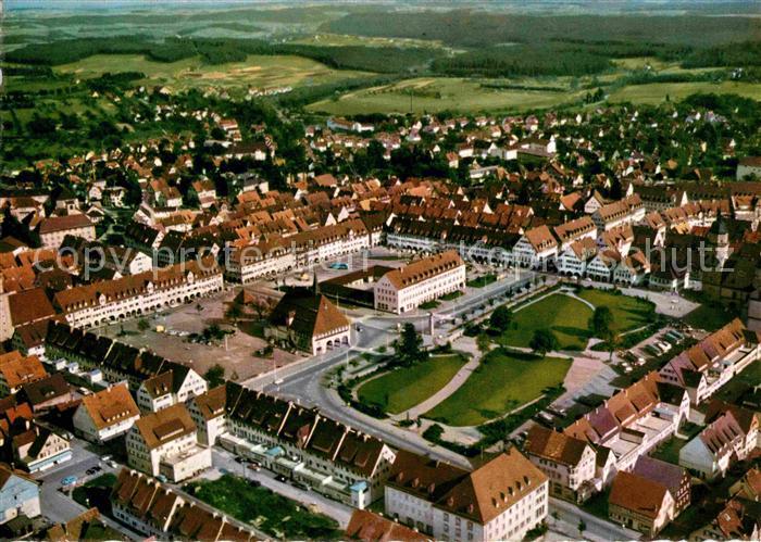 FREUDENSTADT BW Hoehenluftkurort im Schwarzwald Fliegeraufnahme