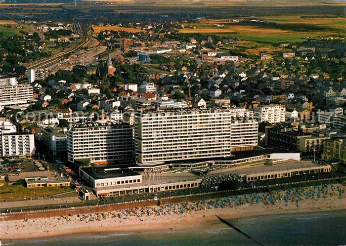 Westerland Sylt Kurzentrum Nordseeheilbad Fliegeraufnahme