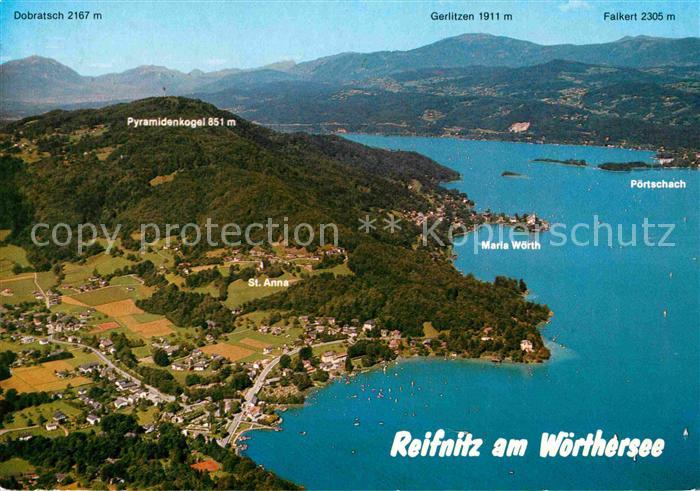 Reifnitz Woerthersee Fliegeraufnahme